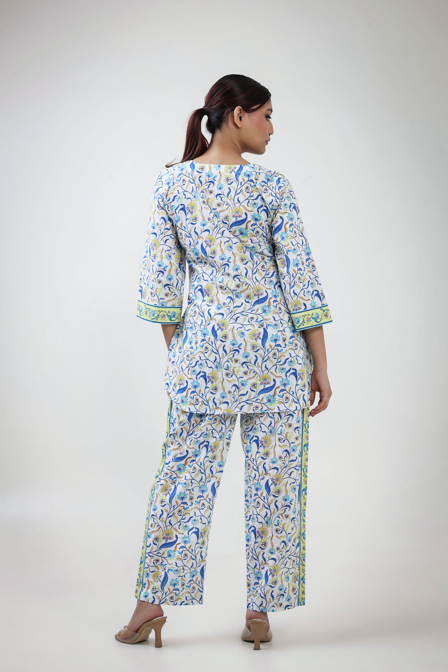 Gul jal printed coordset