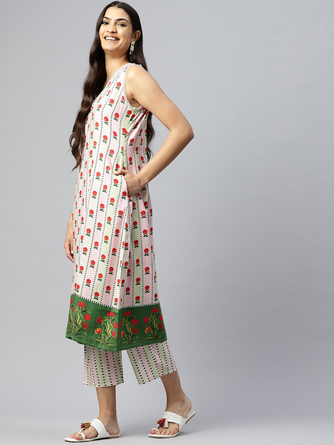 Parcha Kurta Set