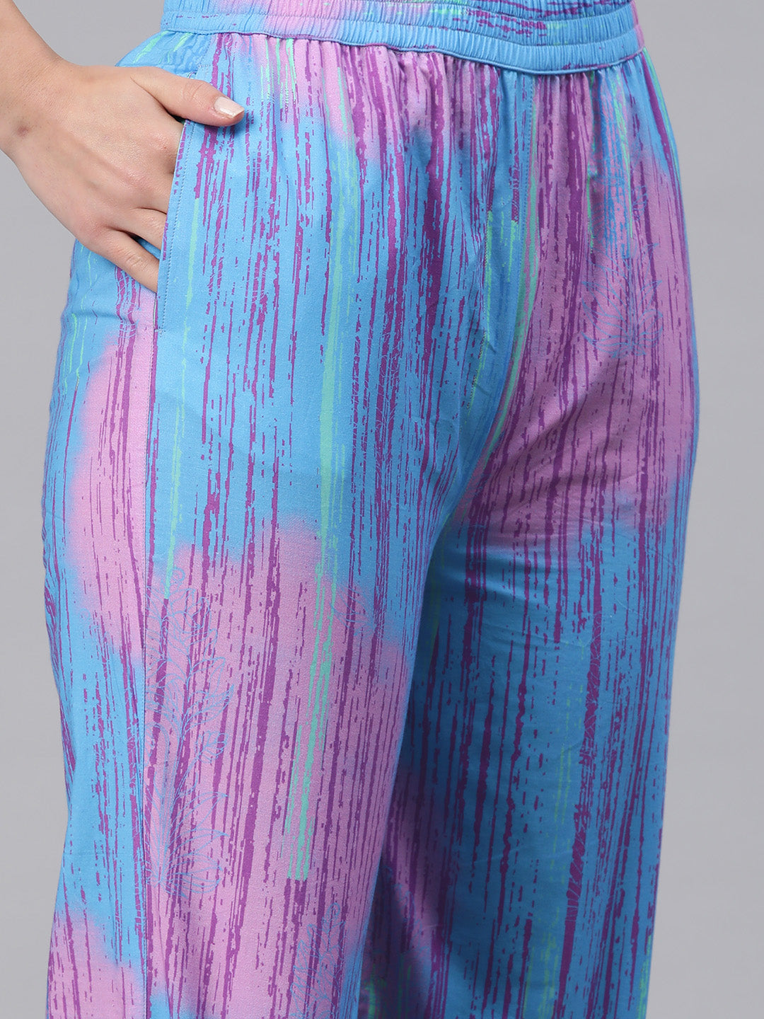 Classic Glaze Printed Wrap Coordset
